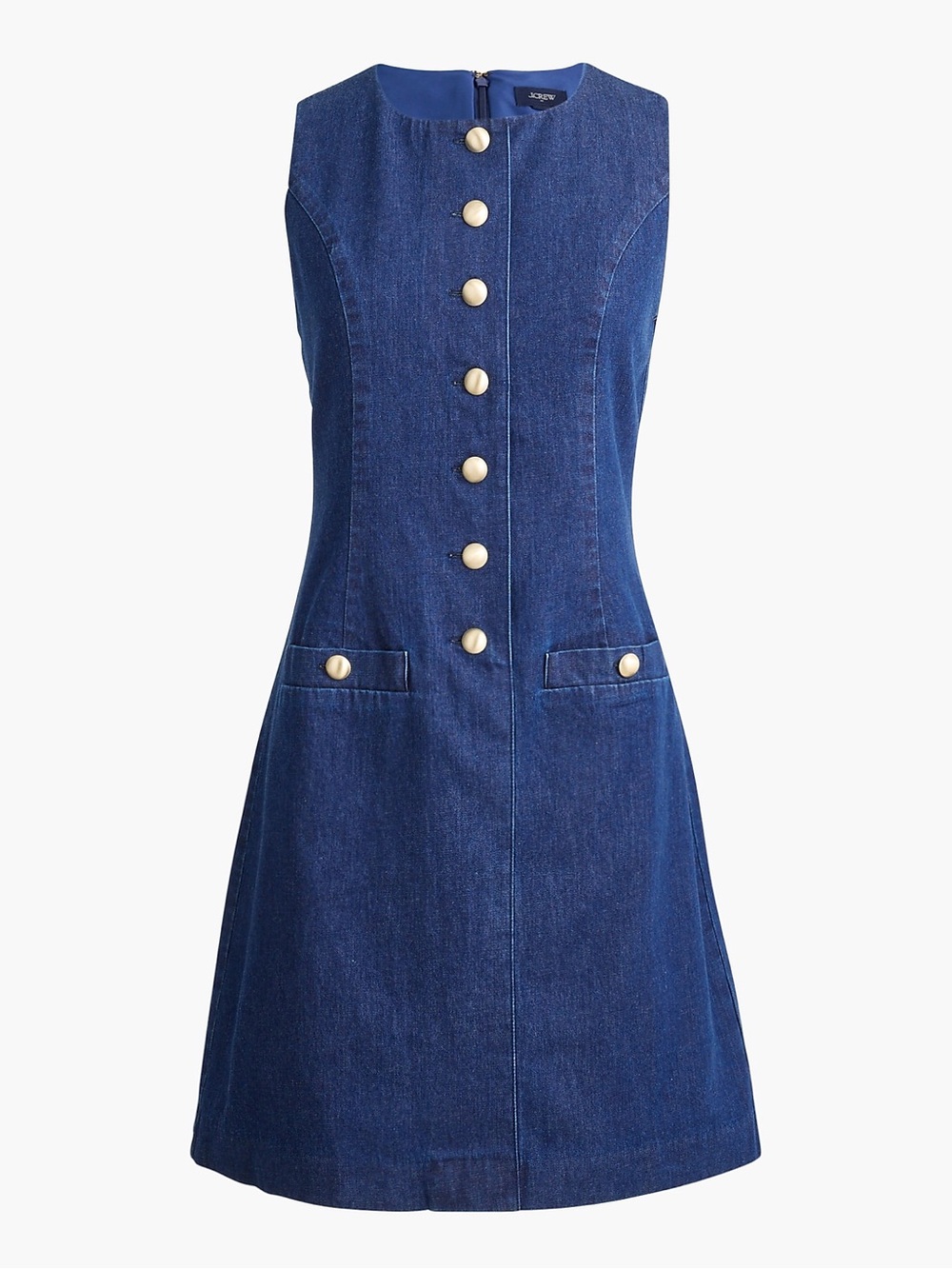 J. Crew Factory Women’s Chambray button-front mini dress
